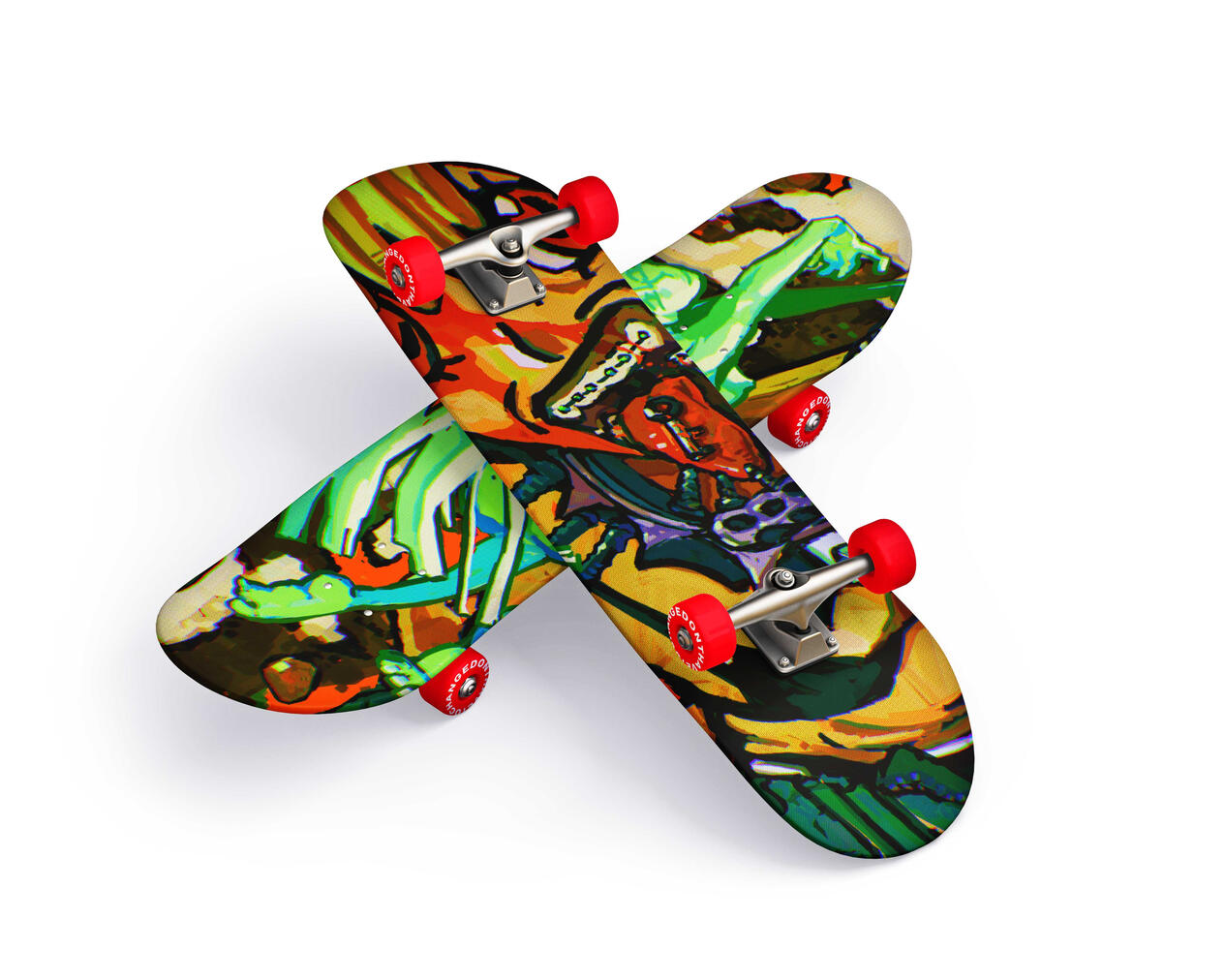 'saw trap' skate deck mock ups 'saw trap' skate deck mock ups