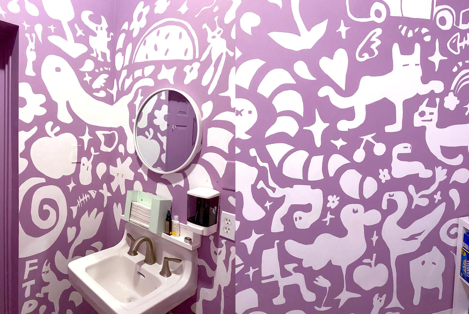 Bathroom Mural for ProjectQ Bathroom Mural for ProjectQ