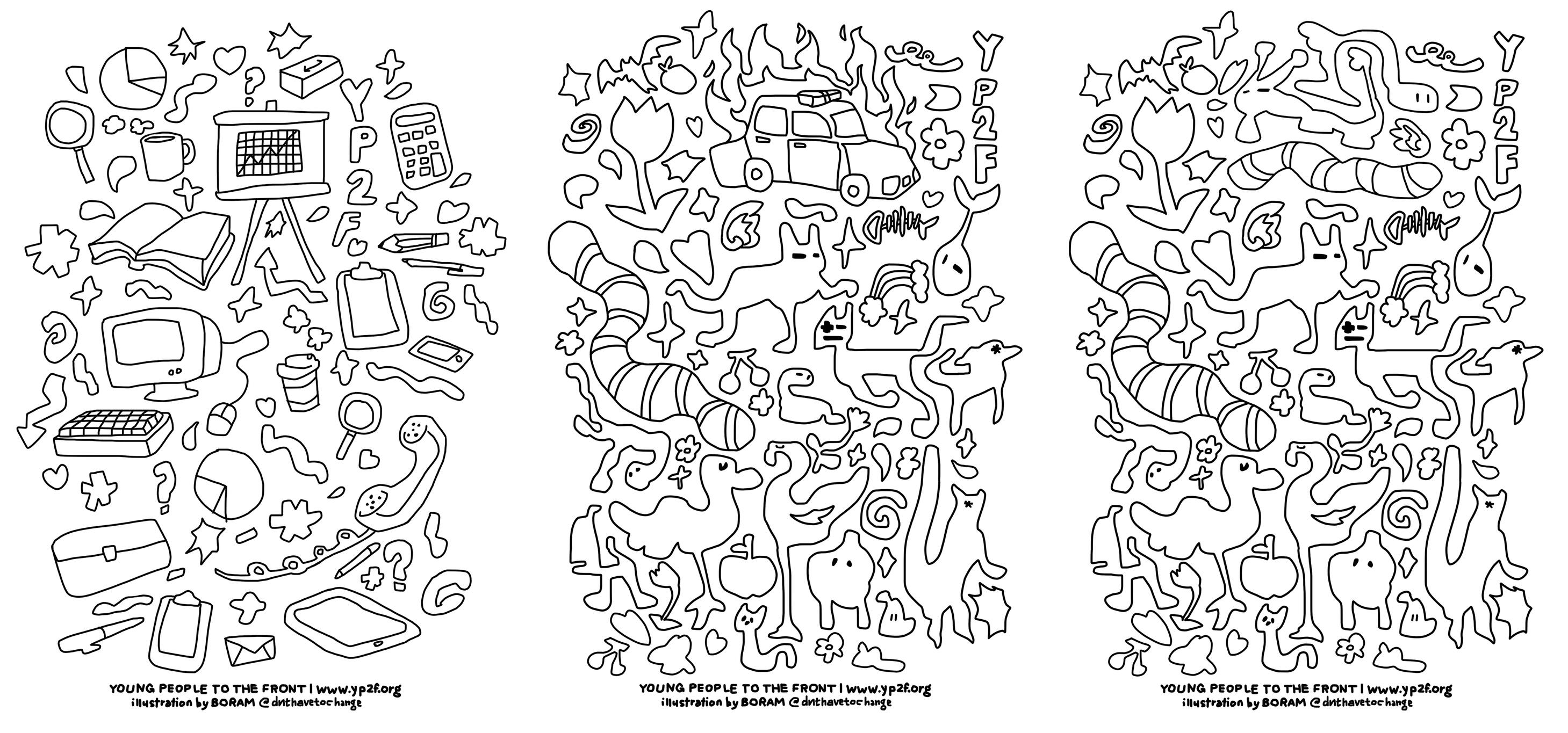 Coloring Pages for ProjectQ/Young People to the Front Coloring Pages for ProjectQ/Young People to the Front