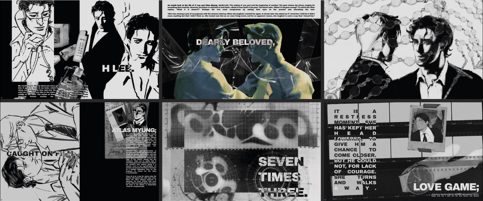 'seven times three' original character zine spreads 'seven times three' original character zine spreads